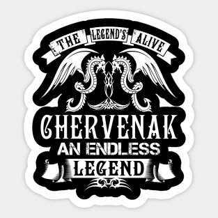 CHERVENAK Sticker